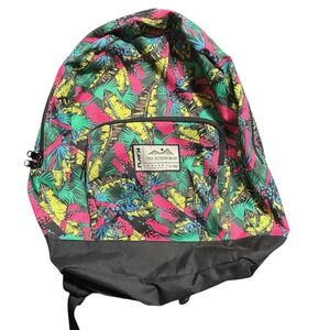 KAVU True Outdoor Wear Backpack Colorful Tropical Print Travel Bag‎